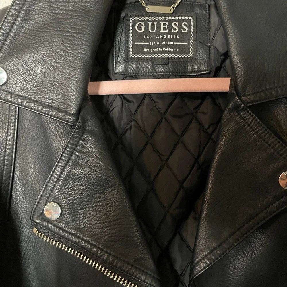 Guess Women's Quilted Black Jacket - Picture 3 of 7